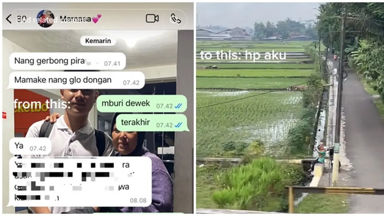 Momen Ibu Nunggu Kereta Api Anaknya Melintas, Bikin Haru ketika Lambaikan Tangan