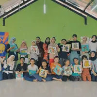 Keseruan&nbsp;Volunteering Seni bersama Anak-Anak di&nbsp;RPTRA Maya Asri 13 Jakarta Barat/copyright&nbsp;Dreamity Indonesia