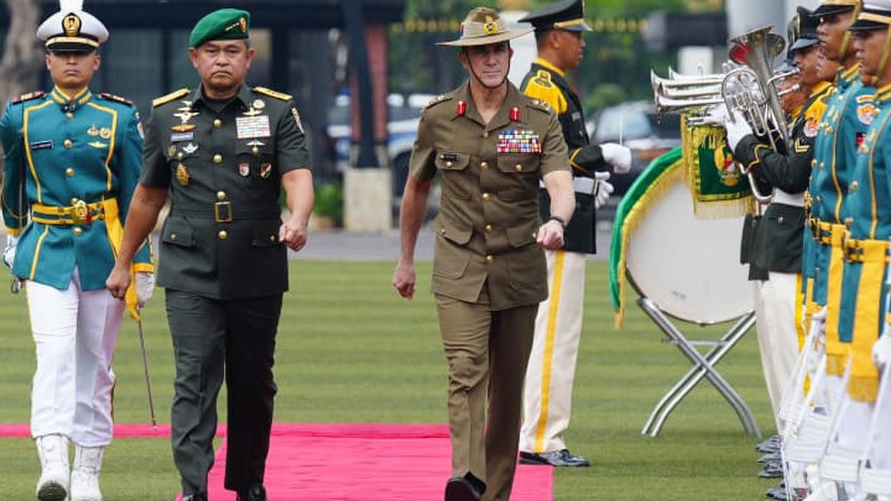 Kasad TNI Jenderal Maruli Simanjuntak Bertemu Kasad Australia