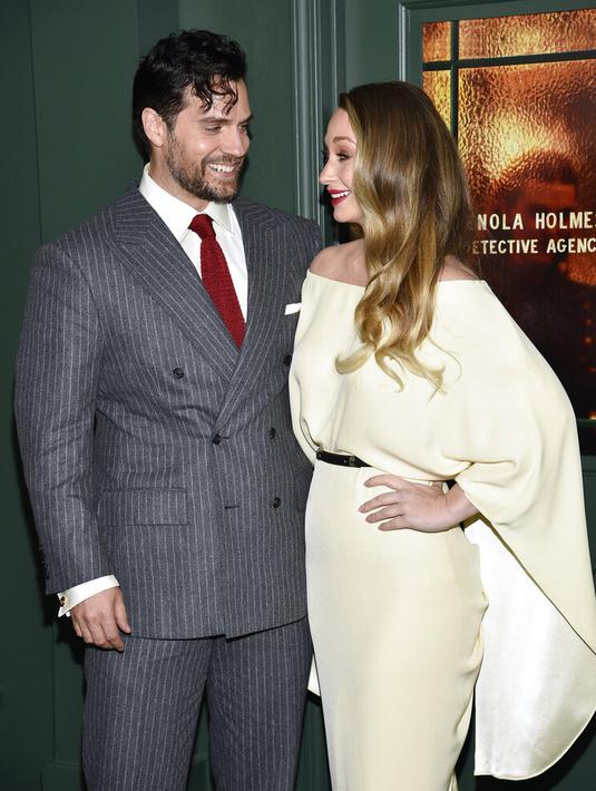 <p>Henry Cavill dan Natalie Viscuso (Foto: Evan Agostini/Invision/AP)</p>