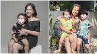 Potret Artis yang Punya Wajah Baby Face Bareng Buah Hati. (Sumber: Instagram/tasyakamila/putrititian)