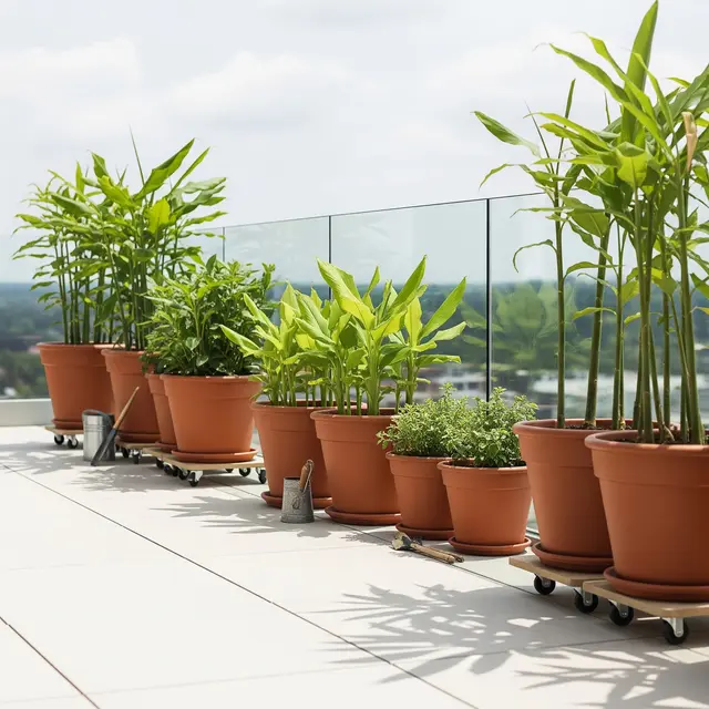 Inspirasi Kebun Herbal Minimalis (AI)