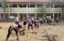 Polri Bersihkan Sekolah Terdampak Banjir di Aceh Tamiang, Proses Belajar Segera Normal
