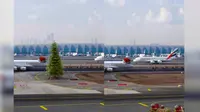 Tangkapan Layar Maskapai Emirates Air menyambut Natal dengan video klip yang diunggah di Instagram (Sumber: @Emirates)