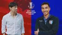 Piala Asia U-23 - Duel Pelatih Timnas Indonesia U-23 Vs Chinese Taipai U-23: Shin Tae-yong Vs Zeng Tailin (Bola.com/Salsa Dwi Novita)