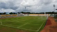 Stadion Demang Lehman di Kabupaten Banjar, Kalimantan Selatan, kini resmi dikelola oleh Barito Putera. (Bola.com/Permana Kusumadijaya)