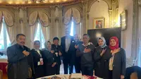 Foto Bersama Penjajakan kerja sama dengan University of California, University of the District of Columbia, dan Monroe College di Kedutaan Besar Republik Indonesia, Washington DC. (Istimewa)