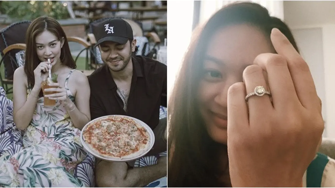 Pamer Cincin Usai Dilamar, Ini 7 Potret Kemesraan Faradilla Yoshi dengan Bryan Mckenzie