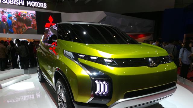 Begini Tampang Mobil Ramah Lingkungan Mitsubishi di IIMS 2014