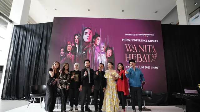 Jumpa pers konser Wanita Hebat.