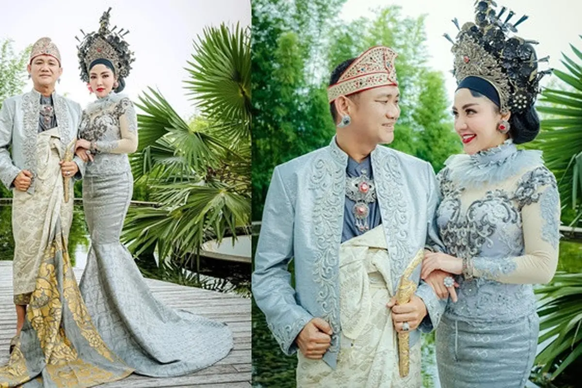 6 Gaya Pemotretan Bella Shofie dan Suami Pakai Baju Adat Bali, Tampil Serasi
