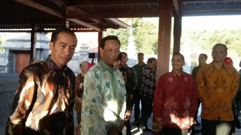 Jokowi Kunjungi Lokasi Syuting Film Sultan Agung: The Untold Love Story. (Merdeka.com/Purnomo Edi)