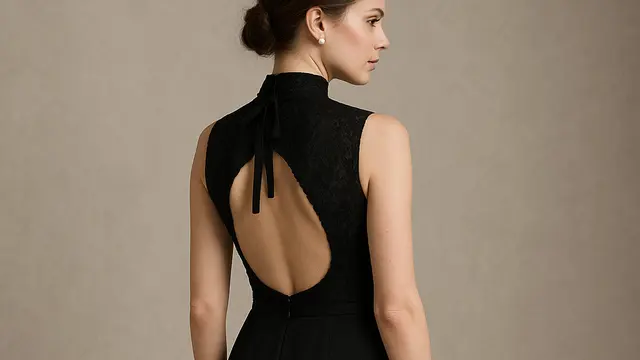 long dress brokat