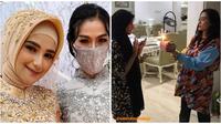 Istri Rizki DA, Nadya Mustika, dapat kejutan ulang tahun dari Iis Dahlia. (Sumber: Instagram/satriodewandoro)