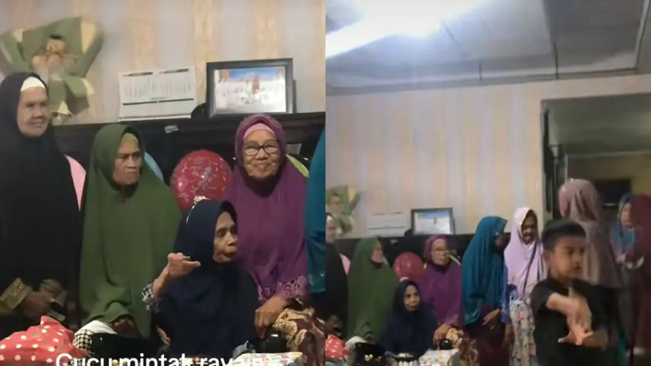 Nenek 80 Tahun Minta Pesta Ultah