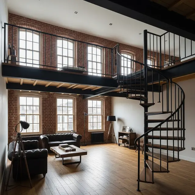 Desain Rumah Mezzanine Minimalis dengan Konsep Industrial Kekinian