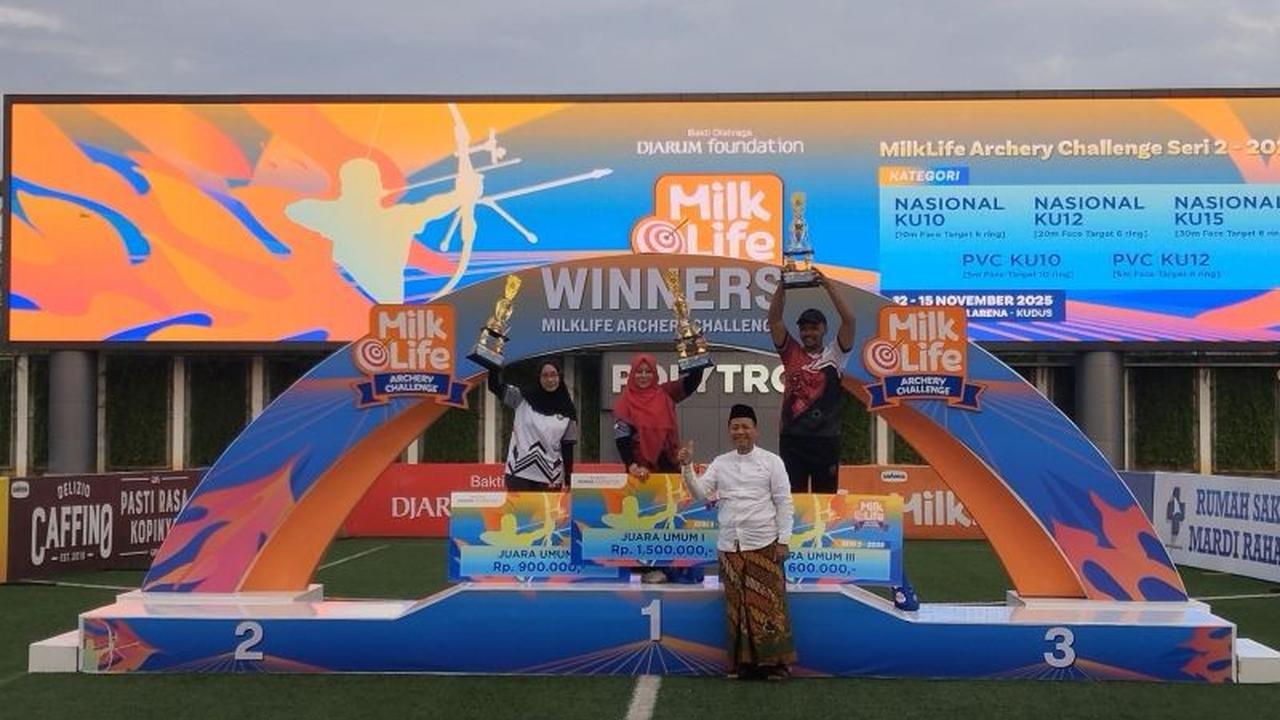 MI NU Banat Kudus Raih Juara Umum Panahan Nasional MilkLife Archery Challenge 2025
