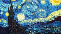 Salah satu lukisan terkenal Van Gogh, berjudul Starry Night. (Eric Perlin/Pixabay)