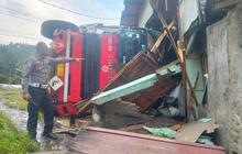 Kronologi Truk Tangki Pertamina Tabrak Rumah di Nagreg Bandung