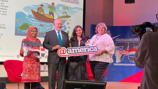 Acara di @america bersama BRIN dan NOAA