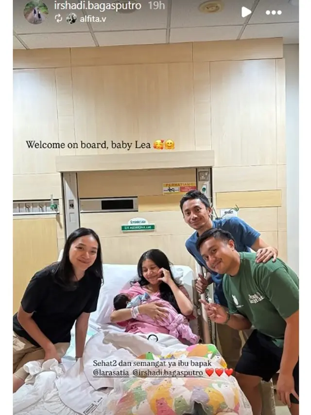 Potret Bahagia Irshadi Bagas, Pemeran Farel 'Heart Series' Dikaruniai Anak Pertama