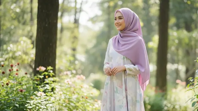 Gamis Bahan Satin Silk Jatuh dan Adem