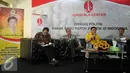 Caketum Golkar Setya Novanto saat diskusi "Babak Baru Partai Politik di Indonesia", Jakarta, Rabu (4/5). Apabila terpilih dalam munaslub akhir Mei ini, ia berupaya memenangkan pesta demokrasi pilkada serentak 2017. (Liputan6.com/Johan Tallo)