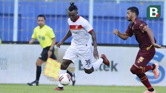 FOTO: PSM Makassar Lolos ke Perempatfinal usai Bermain Imbang 2-2 dengan Borneo FC - Guy Junior; Hasim Kipuw