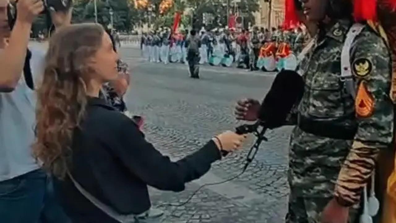 Arzeti Bilbina Bangga dengan Taruna Akmil di Upacara Batille Day Prancis, Sang Anak Bagas Curi Perhatian
