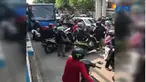 Rekaman video puluhan pemotor serobot jalur busway diunggah akun Instagram artis Ferry Maryadi.