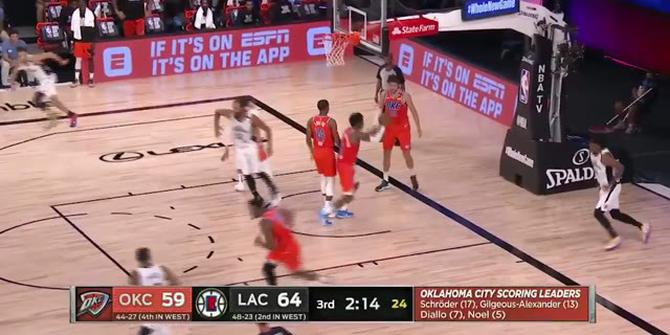 VIDEO: Terance Mann Bawa LA Clippers Ungguli Oklahoma City Thunder di NBA