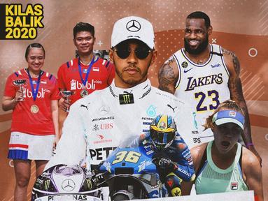 Kilas Balik 2020 - 5 Olahragawan Terbaik 2020: Lewis Hamilton, Joan Mir, Praveen/Melati, LeBron James, Sofia Kenin