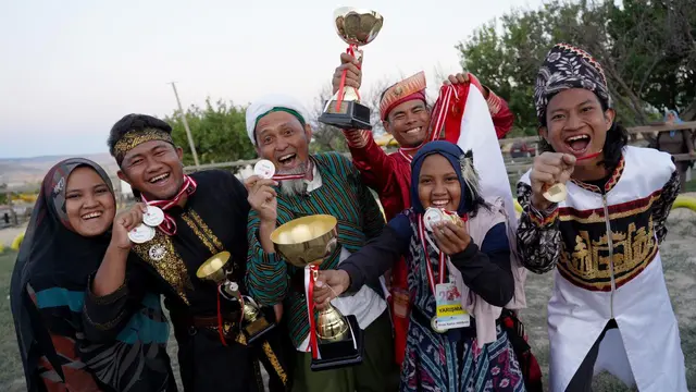 Atlet Cilik Indonesia Juara Umum Panahan Berkuda di Turki