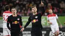 RB Leipzig - Striker andal Leipzig, Timo Werner, telah menorehkan 24 gol dan Marcel Sabitzer 9 gol. Keduanya menjadi duet penyerang yang produktif mencetak gol untuk Leipzig. (AFP/Ina Fassbender)
