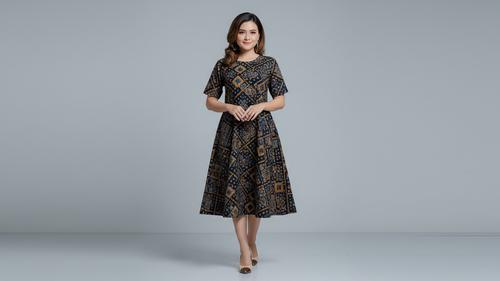 7 Model Dress Batik Simple dan Elegan untuk Tampil Anggun di Segala Acara