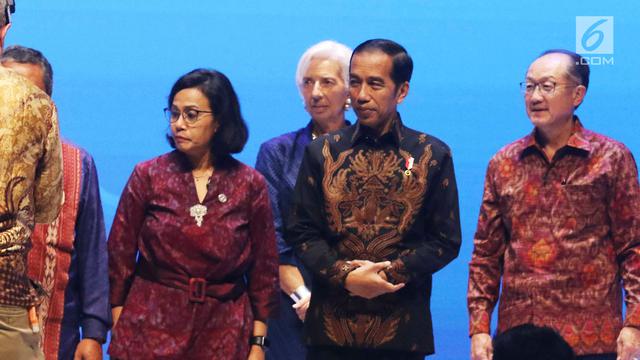Jokowi Bicara Perkembangan Fintech di IMF-Bank Dunia 2018