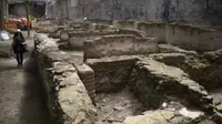 Reruntuhan itu memiliki luas sekitar 900 meter persegi dan diduga menjadi tempat tinggal Pengawal Praetoria di bawah kekuasaan Hadrian.