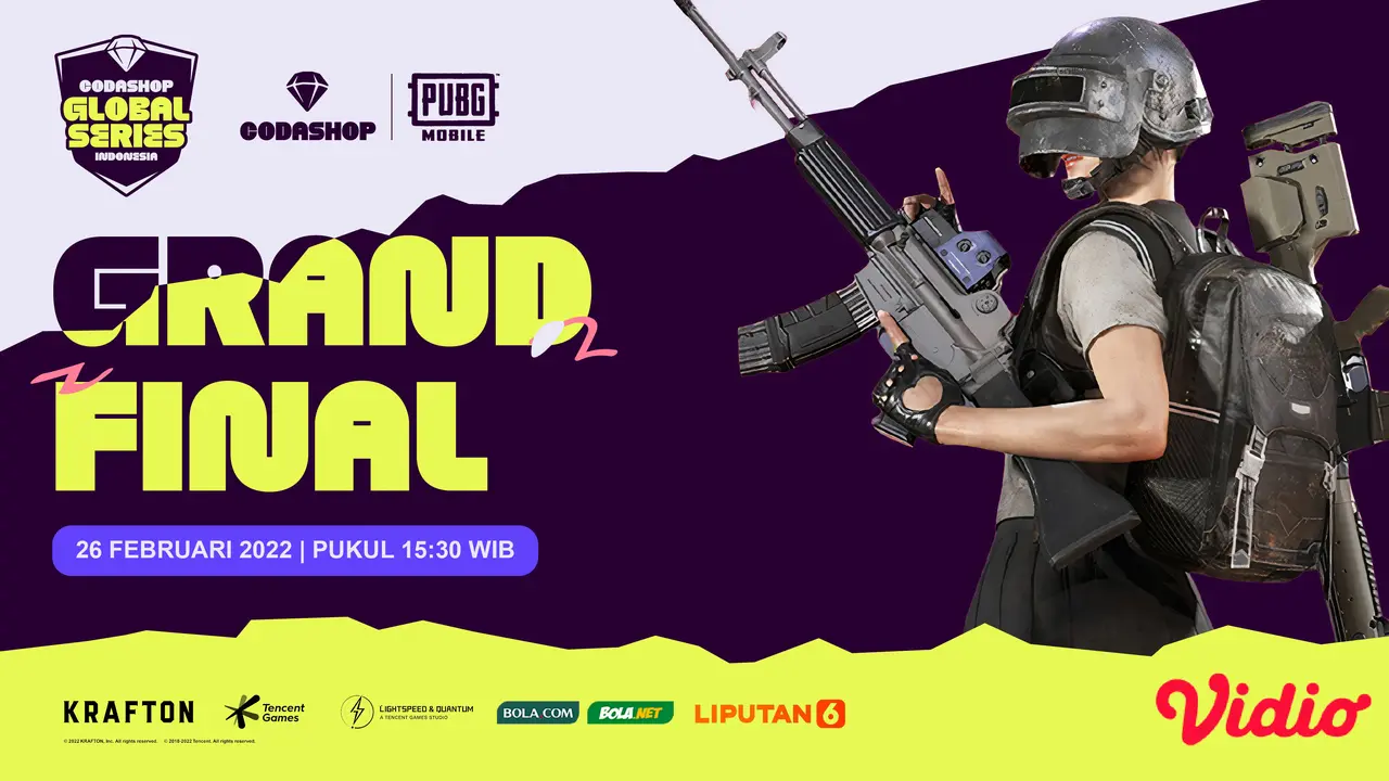 Saksikan Live Streaming Grand Final Codashop Global Series PUBGM di Vidio