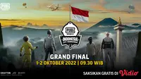 Link Live Streaming Grandfinal PUBG Mobile City Tournament 2022 di Vidio 1 sampai 2 Oktober