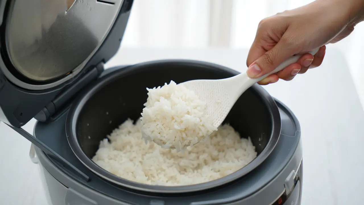 Cara Membersihkan Panci Rice Cooker (Foto: Reve Art AI)