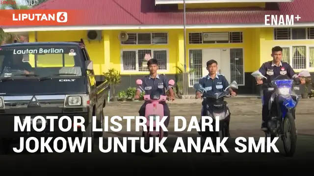 Tepati Janji, Jokowi Kirim Motor Listrik Untuk Anak SMK Bengkulu