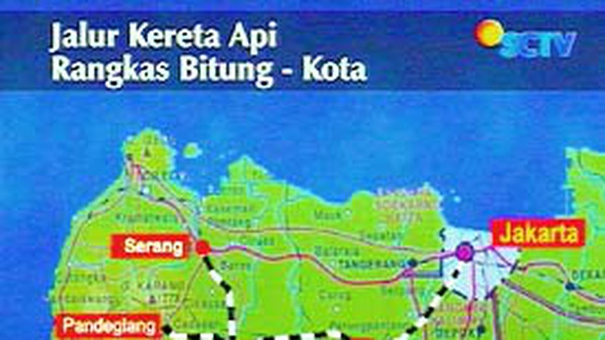 Jalur Rangkasbitung-Jakarta Sudah Normal