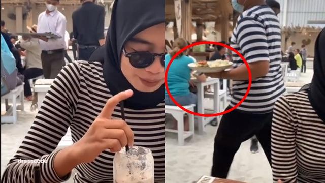 Pakai Baju Mirip Dengan Pelayan Kafe Wanita Ini Jadi Salah Tingkah Hot Liputan6 Com