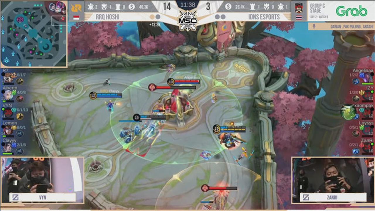 Hasil MSC 2022 RRQ Hoshi vs IDNS