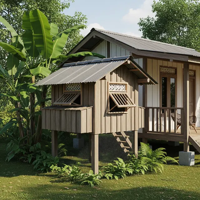 9 Model Kandang Ayam Estetik Ala Farmhouse yang Cocok untuk Rumah Desa