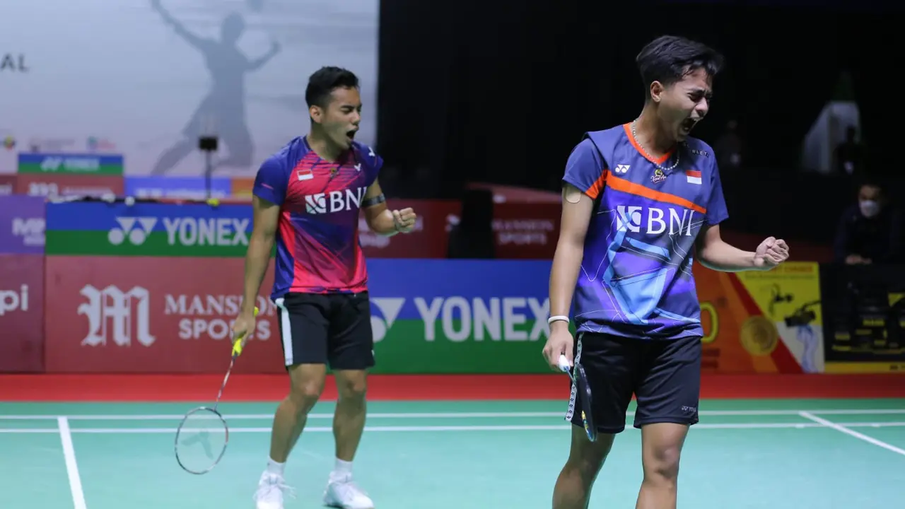 Rahmat Hidayat/Pramudya Kusumawardana - Indonesia International Challenge 2022 - Bulu Tangkis -15 Oktober