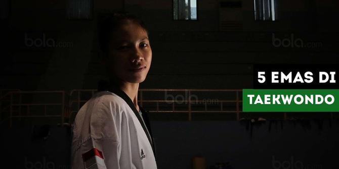 VIDEO: Taekwondo Indonesia Raih 5 Emas di Test Event Asian Games 2018