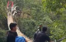 Baru Diresmikan, Jembatan Gantung Pongpet Ambruk Saat Dilewati Bupati Pangandaran