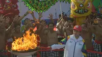 torch relay asian games 2018 tiba di bali