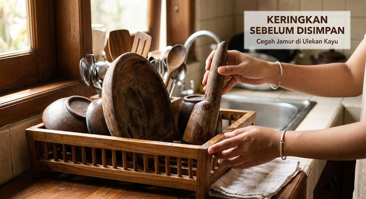 5 Cara Mencuci Ulekan Kayu agar Tidak Berjamur, Bikin Tetap Bersih dan Awet